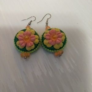 Clothing and earrings and natural soap with no che